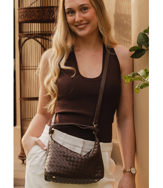 Louenhide Louenhide Madeline Shoulder Bag - Chocolate