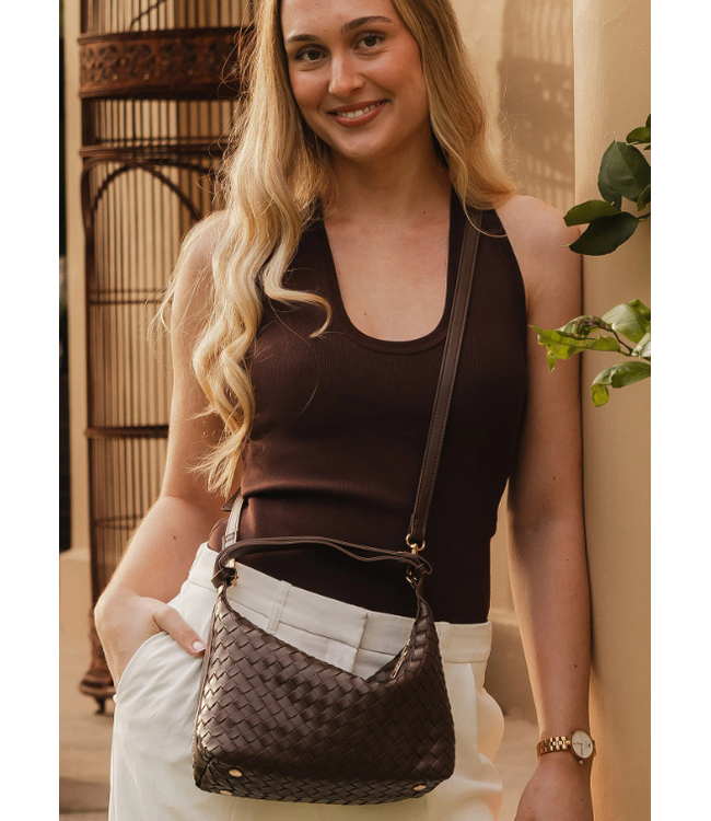 Louenhide Madeline Shoulder Bag - Chocolate