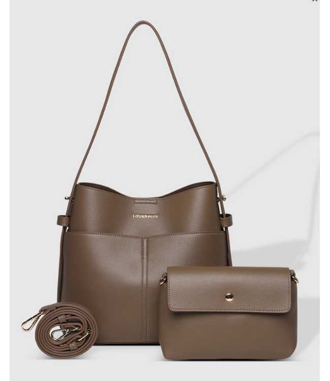 Louenhide Samantha Handbag - Mocha