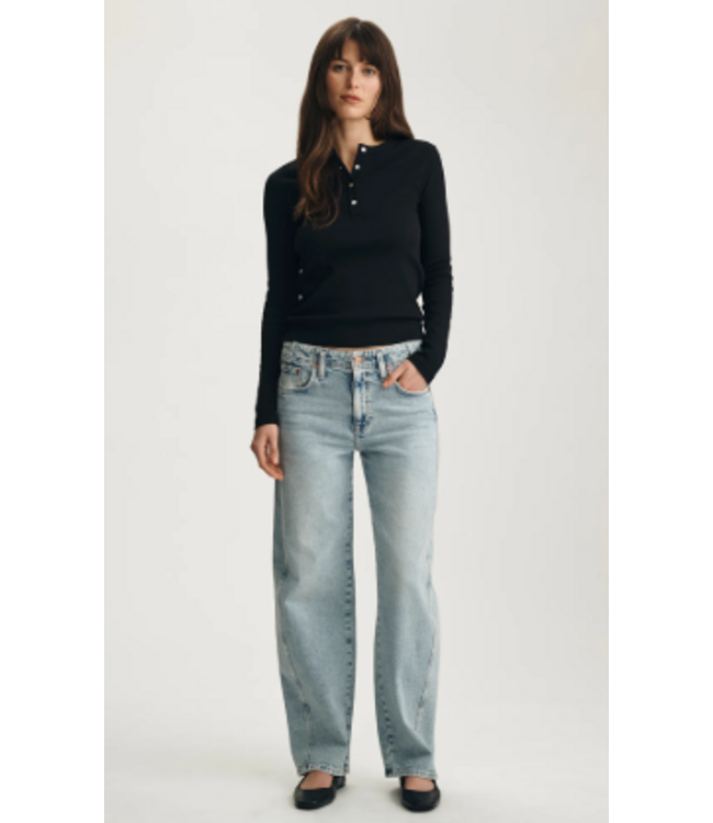 Mavi Women's Nica Twisted Barrel Jeans