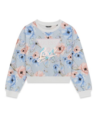 Guess Guess Girl's Oversized Crop Sweater