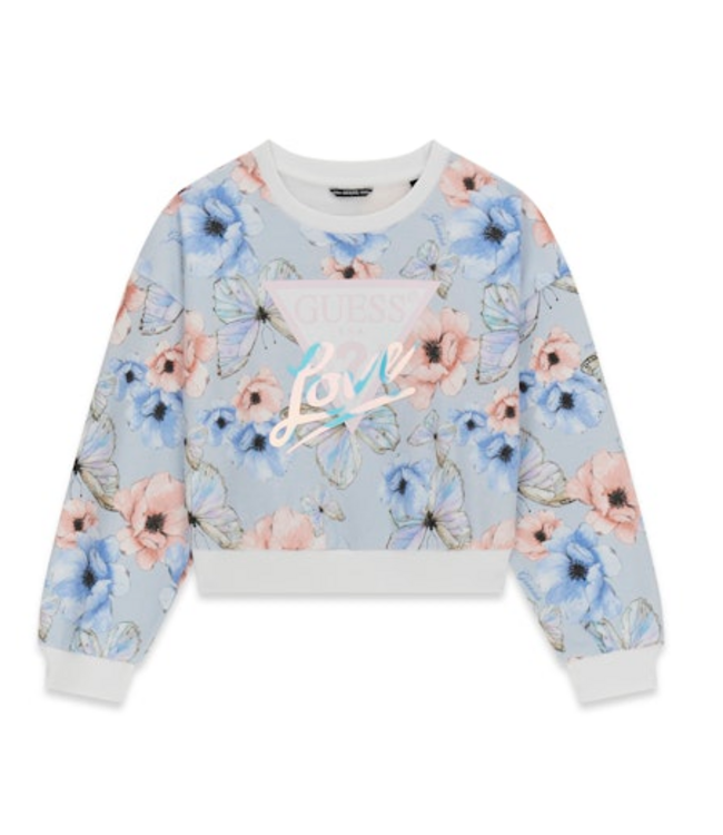 Guess Girl's Oversized Crop Sweater