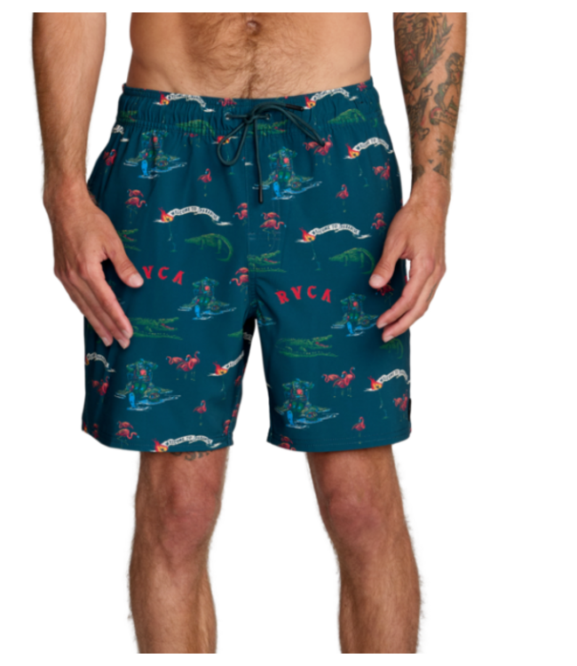 RVCA Men's VA Elastic Short 17"