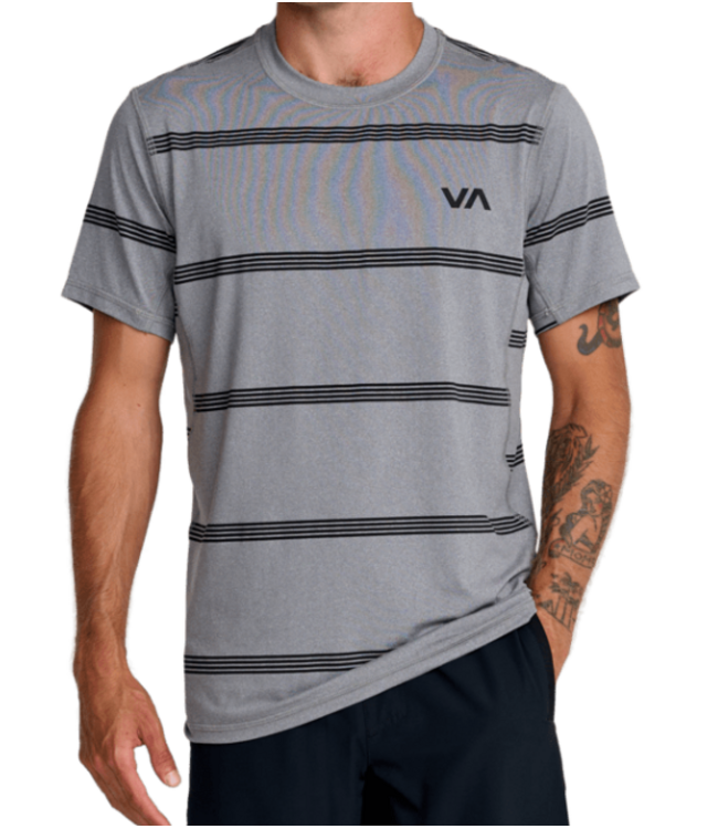 RVCA Men's Sport Vent Stripe Tee