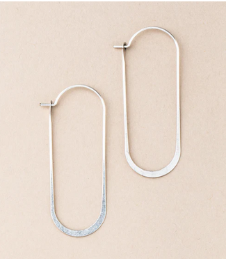 Scout Scout Refined Earring Collection - Cosmic Oval/Silver