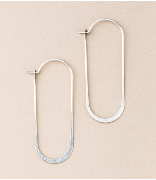 Scout Refined Earring Collection - Cosmic Oval/Silver