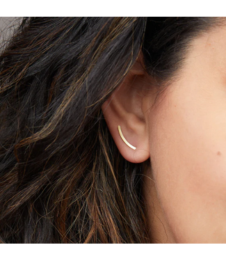 Scout Scout Refined Earring Collection - Comet Curve/Sterling