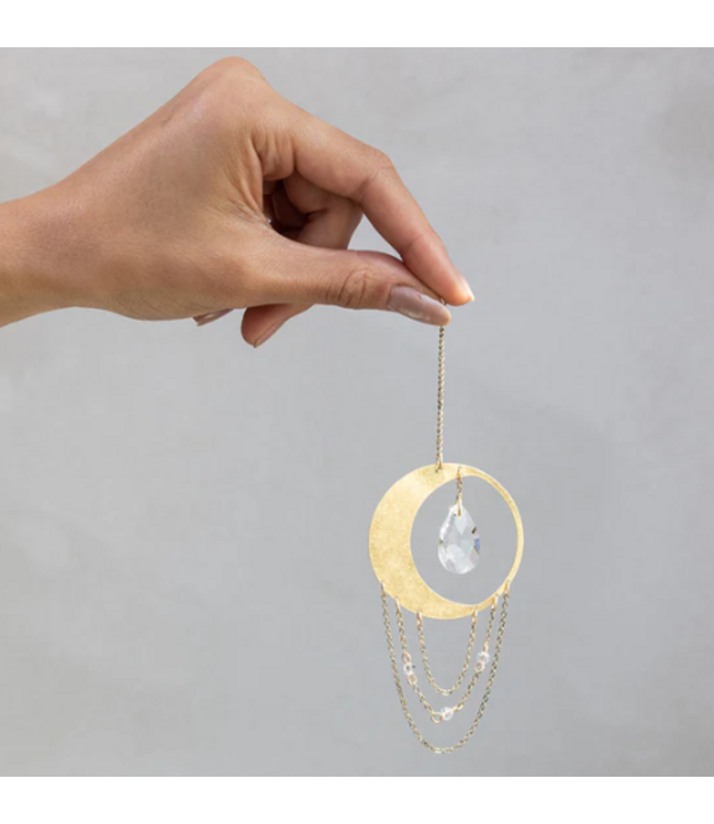 Scout Mini Suncatcher - Crescent Moon/Balance