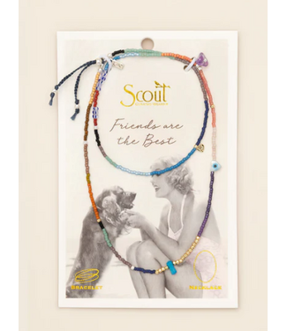 Scout Scout Mixed Media Wrap - Protection/Amethyst/Gold