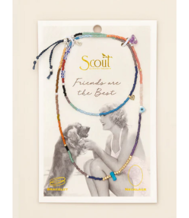 Scout Mixed Media Wrap - Protection/Amethyst/Gold