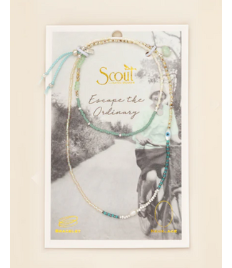 Scout Scout Mixed Media Wrap -Courage/Amazonite/Silver