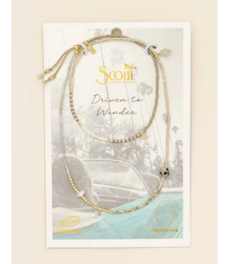 Scout Scout Mixed Media Wrap -Magic/Labradorite/Gold