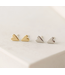 Lover's Tempo Lover's Tempo Everly Heart Stud Earrings - Gold