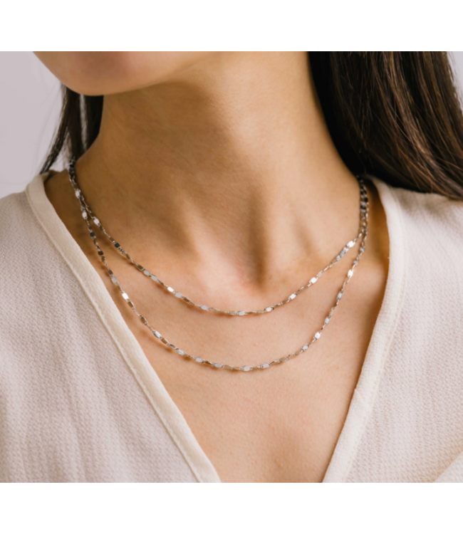 Lover's Tempo Cleo Layered Necklace - Silver