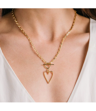 Lover's Tempo Lover's Tempo Lovestruck Heart Necklace - Gold
