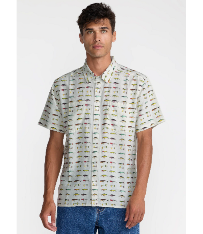 RVCA Men's Tackle Shop Shirt
