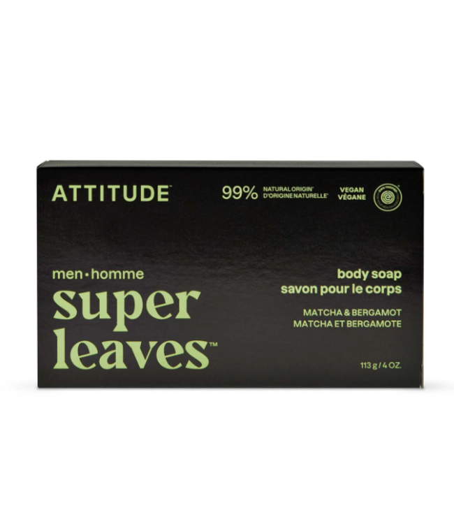 Attitude Men Body Soap - Matcha & Bergamot