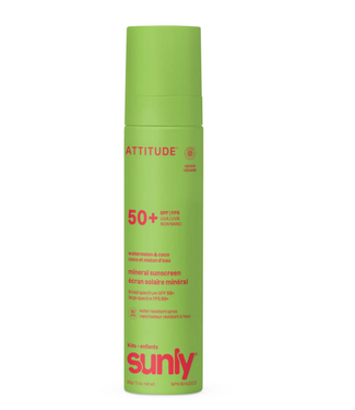 Attitude Attitude Kids Face & Body Sunscreen Spray SPF 50- Watermelon & Coco