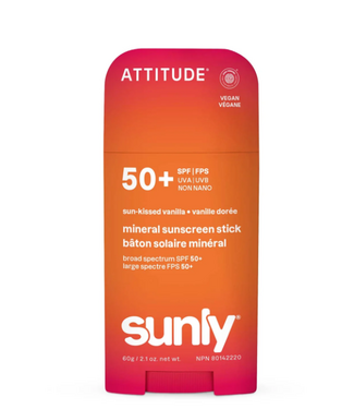 Attitude Attitude Face & Body Sunscreen Stick SPF 50- Sun Kissed Vanilla