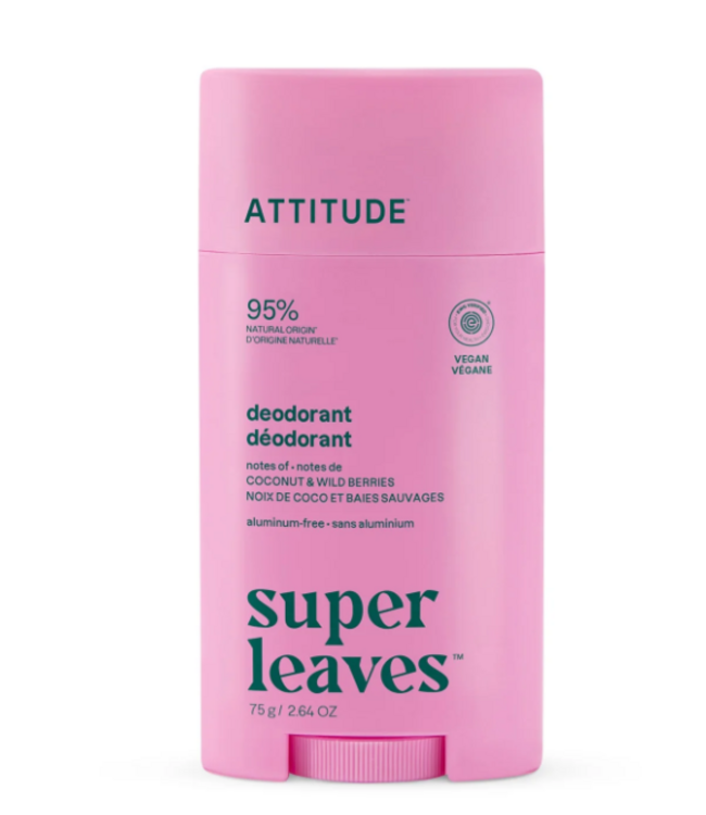 Attitude Deodorant - Coconut & Wild Berries