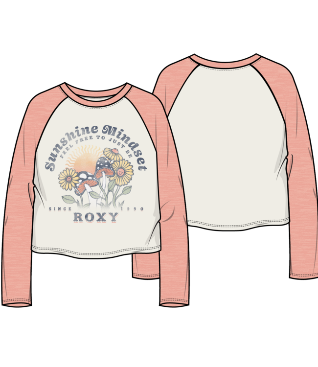 Roxy Girls' Sunshine Mindset LS Tee
