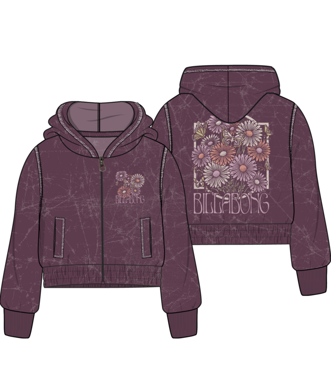 Billabong Girls' Wildflower Zip