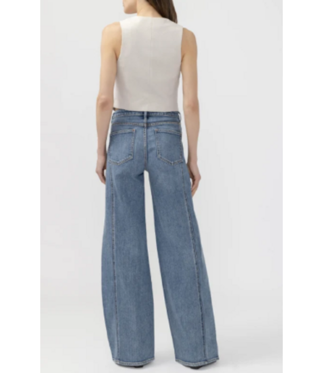 Silver Isbister Wide Leg Jeans
