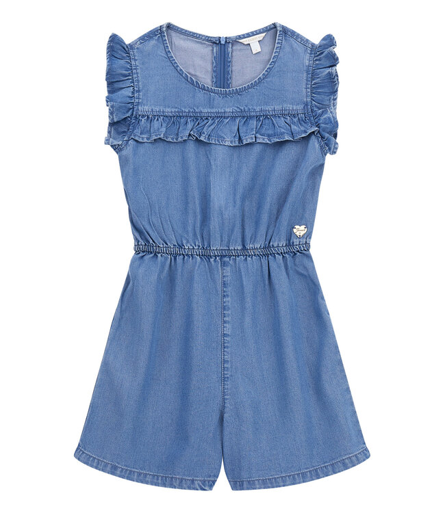 Guess Girl's Lyocell Denim Romper