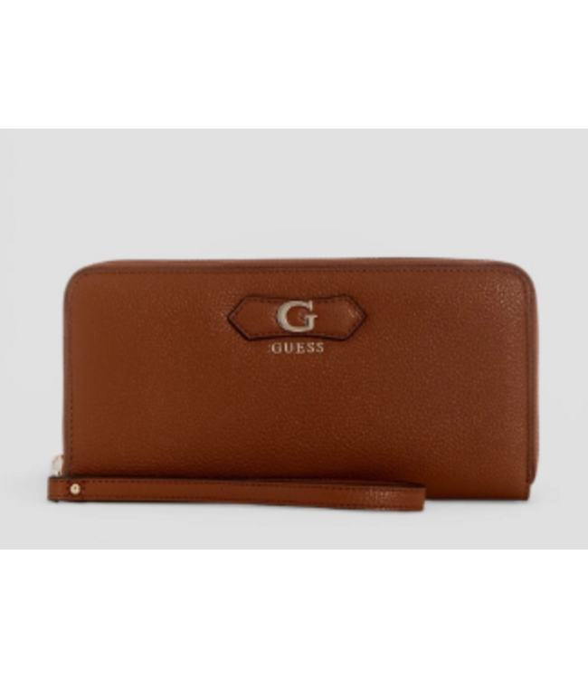 Guess Suzy Large Zip Around - Cognac