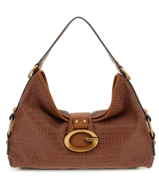 Guess Guess Camden Shoulder Bag - Cognac