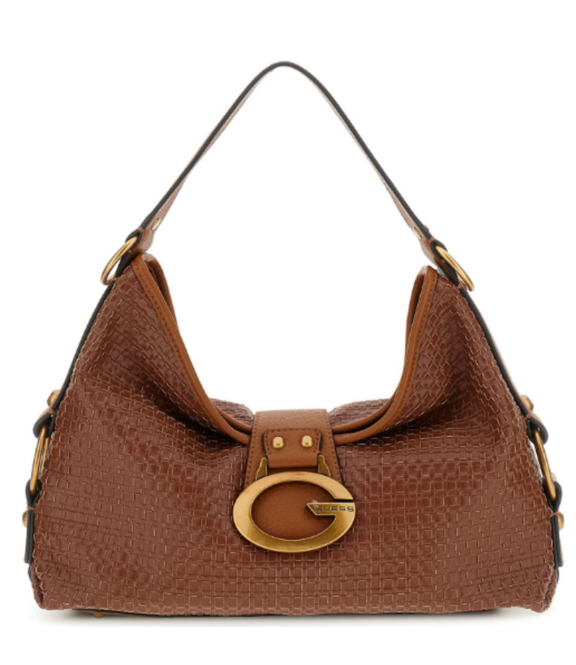 Guess Camden Shoulder Bag - Cognac