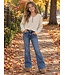 Silver Silver Girl's Thermal Knit Henley