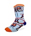 Good Luck Sock Mens Blue/Orange Hockey- Size 7-12