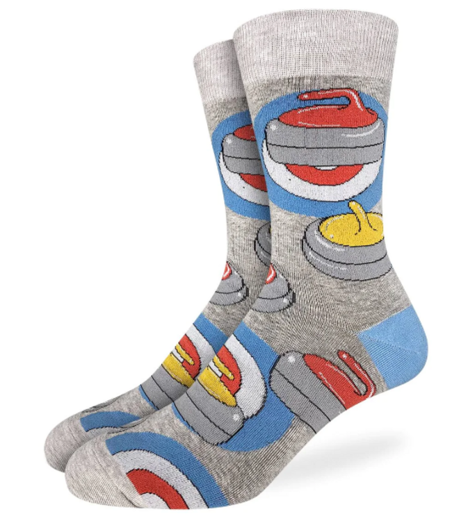 Good Luck Men's Curling House Socks - Size 7-12