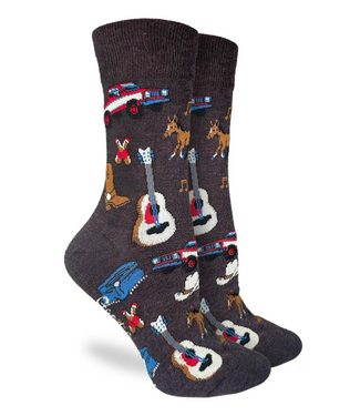 Good Luck Sock Country Music Women's Size 5-9