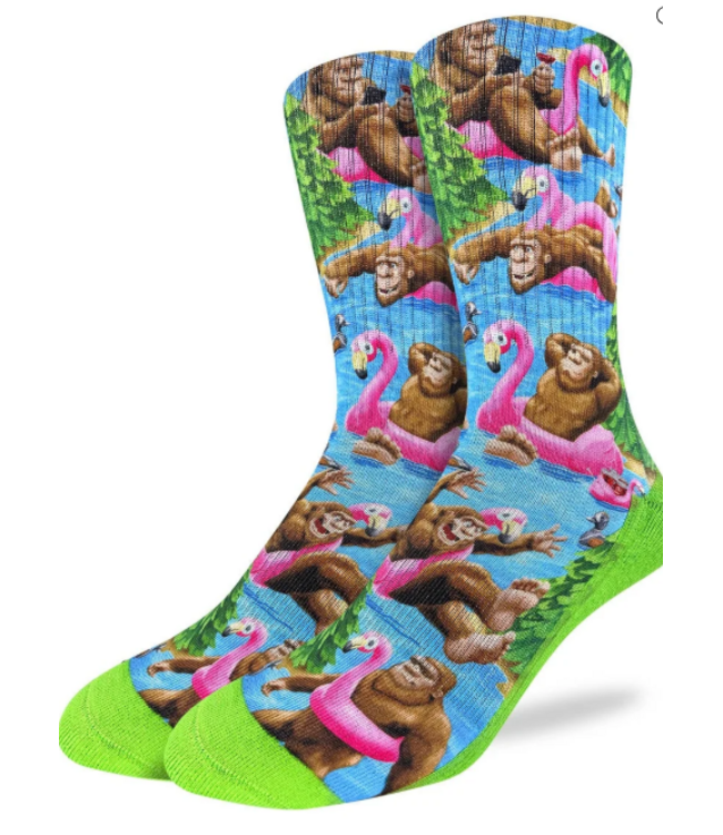Good Luck Men's Bigfoot Floating Socks - Size 8-13