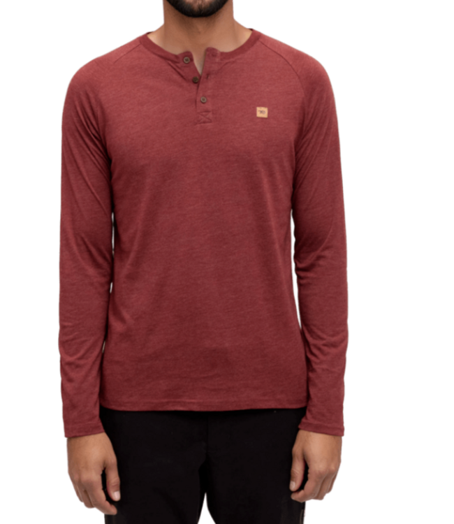Ten Tree Men's Baker Henley LS