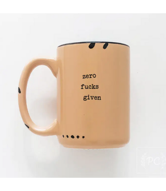 Prairie Chick Prints Prairie Chick Prints Ceramic Mug - Zero F&cks Given