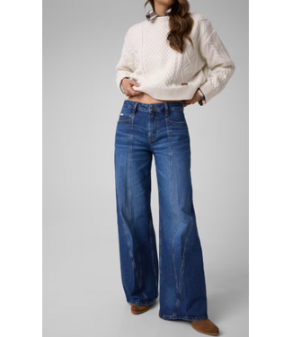 Guess Guess G13 Low Rise Wide Paneled Jeans
