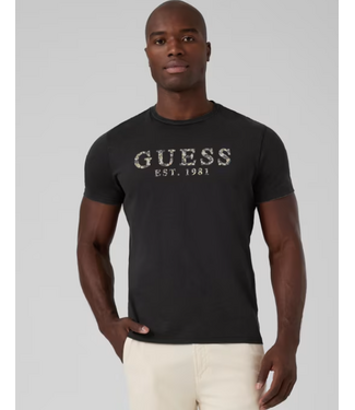 Guess Guess Men's Textured Logo Tee
