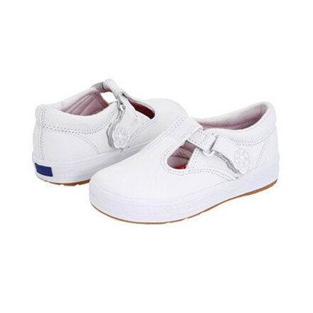 Keds Daphne T Strap {White Leather}