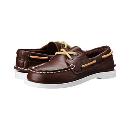 Sperry Top-Slider A/O Lace-Up {Brown Leather}