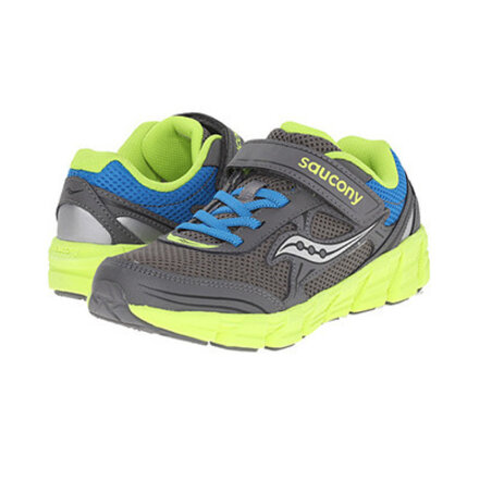 Saucony Boy Kotaro 2 AC {Gray/Blue/Citrus}