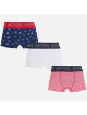 Mayoral Printed and Solid Boxers Set {2 Color Options}