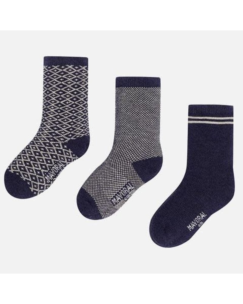 Mayoral Striped Sock Set {2 Color Options}