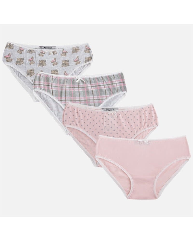 Mayoral - Girls Cotton Knickers (4 Pack)