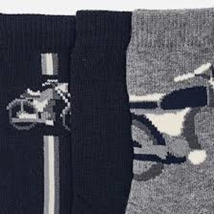 Mayoral Motorcycle 3 Pack Socks Set {2 Color Options}