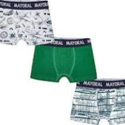 Mayoral 3Pc Set Printed Boxers {3 Color Options}