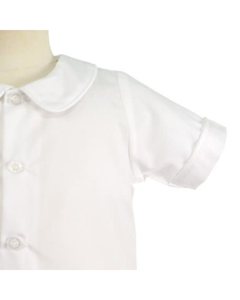 Remember Nguyen Piped Short Sleeve Shirt {White}