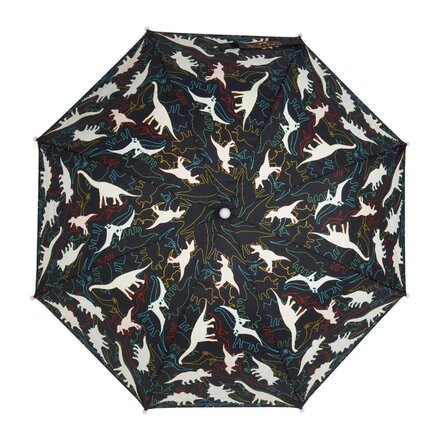 Holly & Beau Dinosaur Magic Color Changing Umbrella {Black}